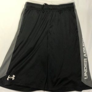 Boys Black Under Armour Athletic Shorts